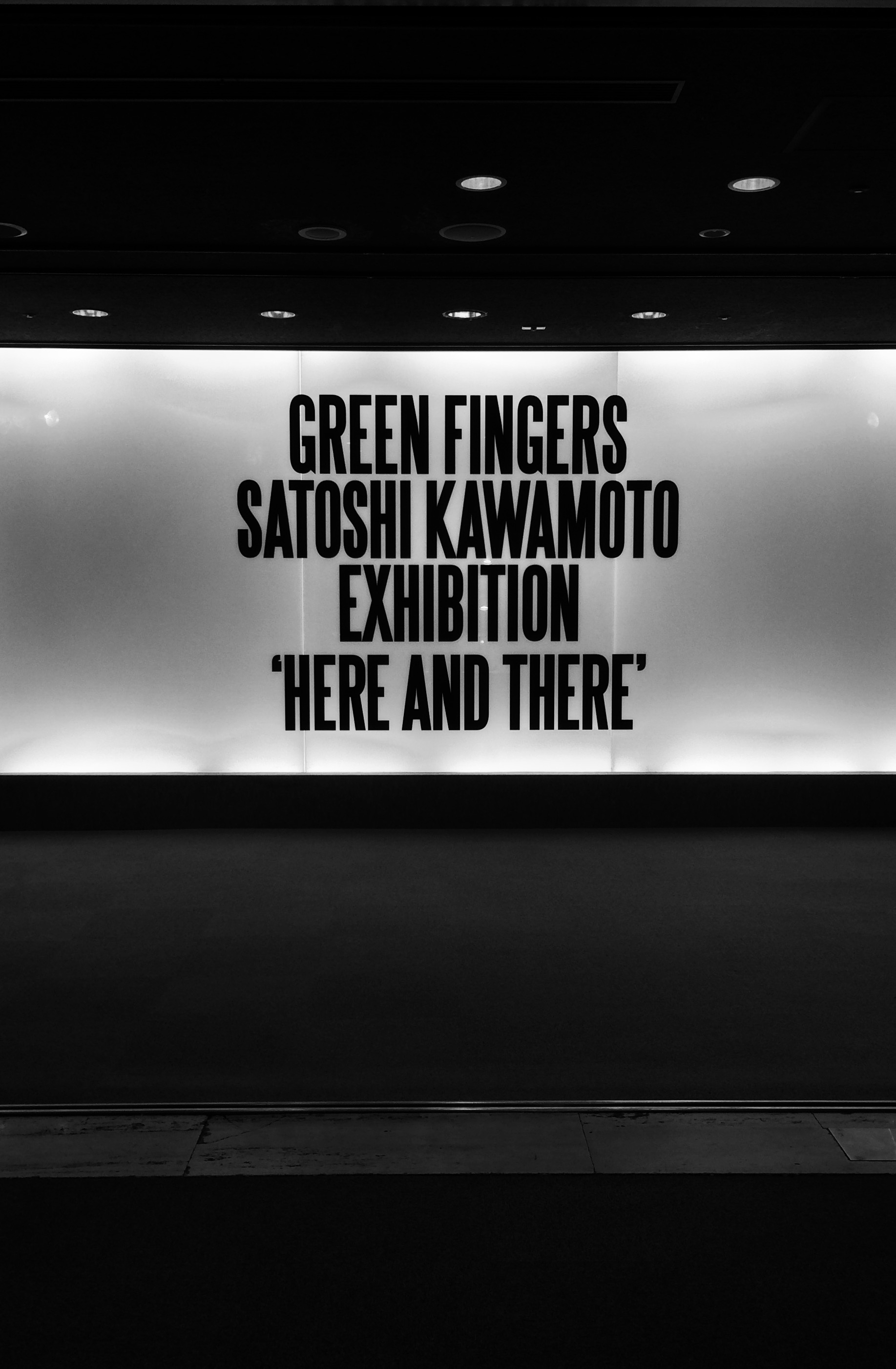 GREEN FINGERS 川本諭 展 HERE AND THERE