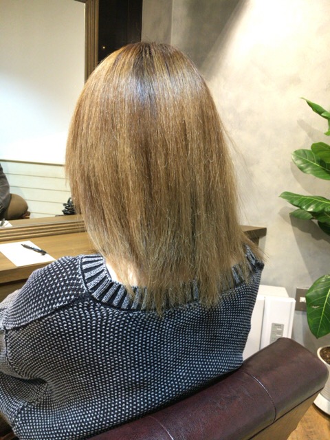 話題のビューロンストレートで艶髪に✨