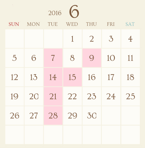ROULAND石原旭人６月のスケジュールのお知らせ♪(´ε｀ )