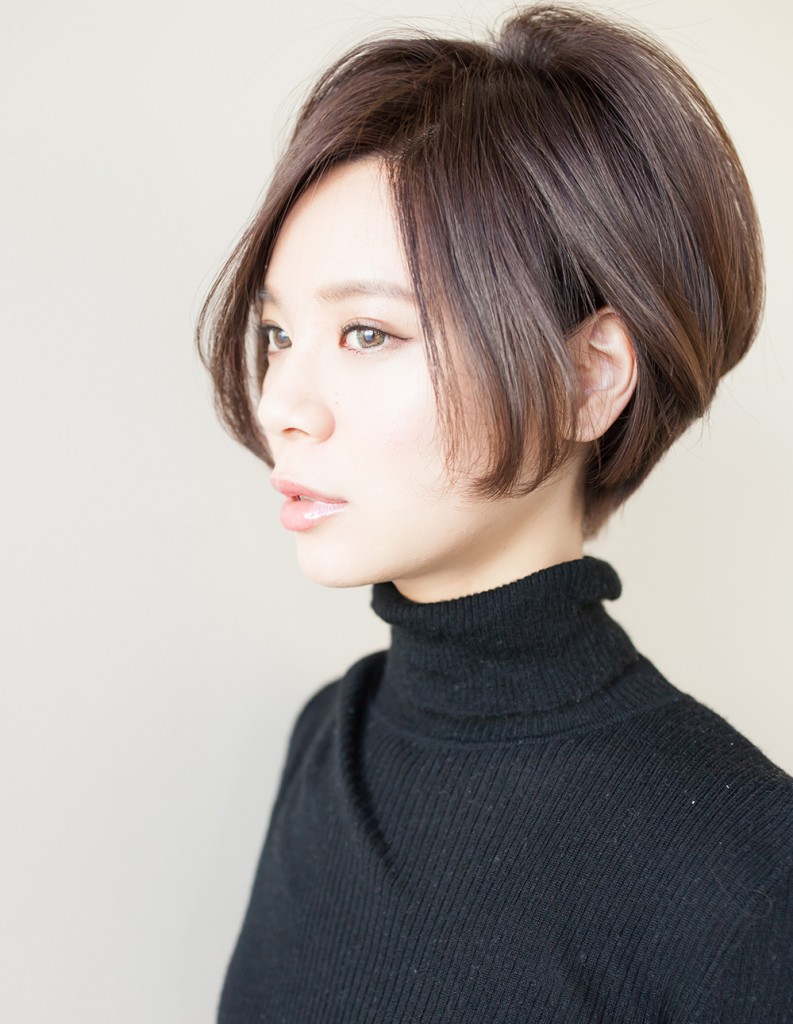 池袋美容室のくびれショートボブ