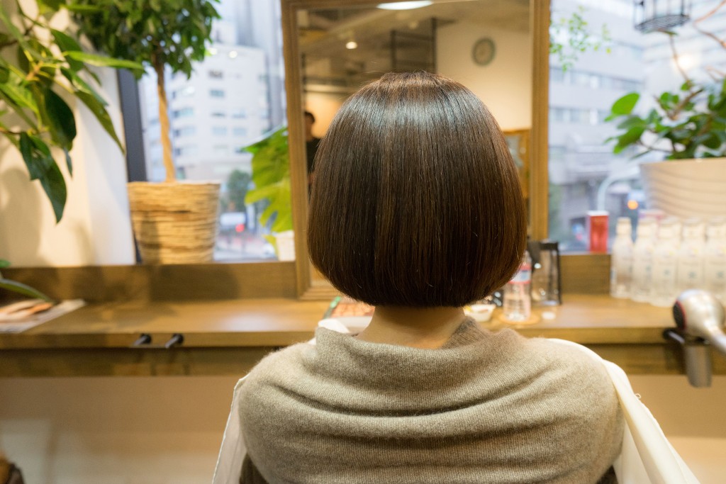 池袋ヘアビューロンストレートでストレートパーマ