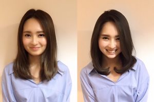 モデルの藤下さんがトリートメントとカットでご来店!