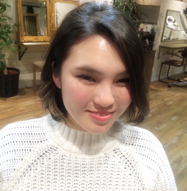 池袋 ローラン 青木 美容師 カラー トリートメント ボブ
