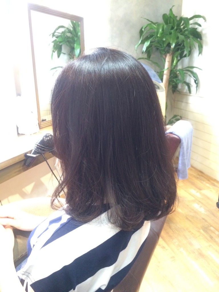暗髪黒髪夏秋髪色2015ヘアカラー美容室美容師青木池袋