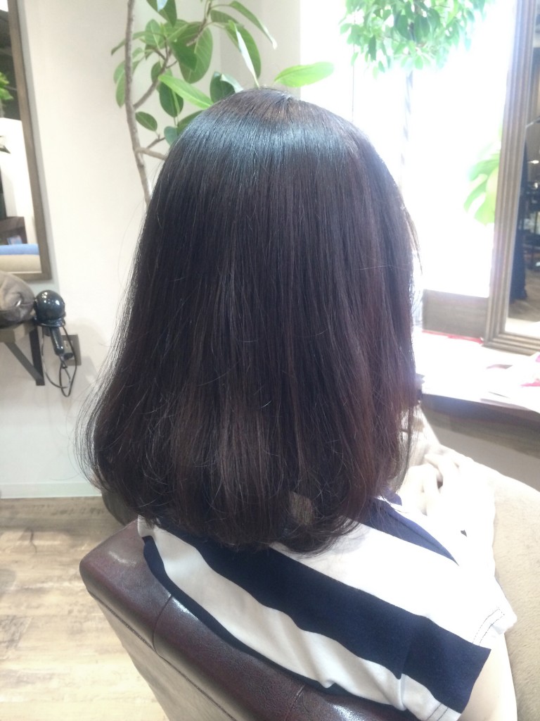 暗髪黒髪夏秋髪色2015ヘアカラー美容室美容師青木池袋