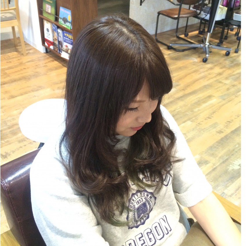 池袋美容室インナーカラーグラデーション髪色デザイン