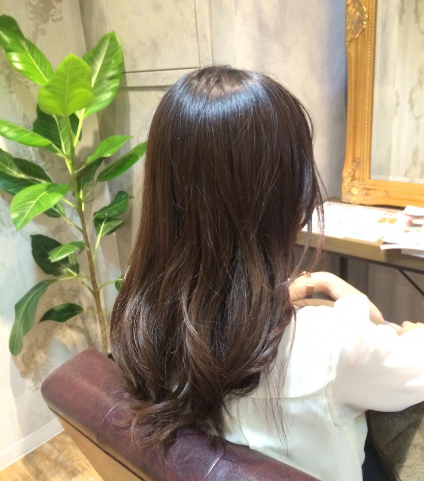 池袋髪色マットアッシュグレージュカラー秋冬２０１５