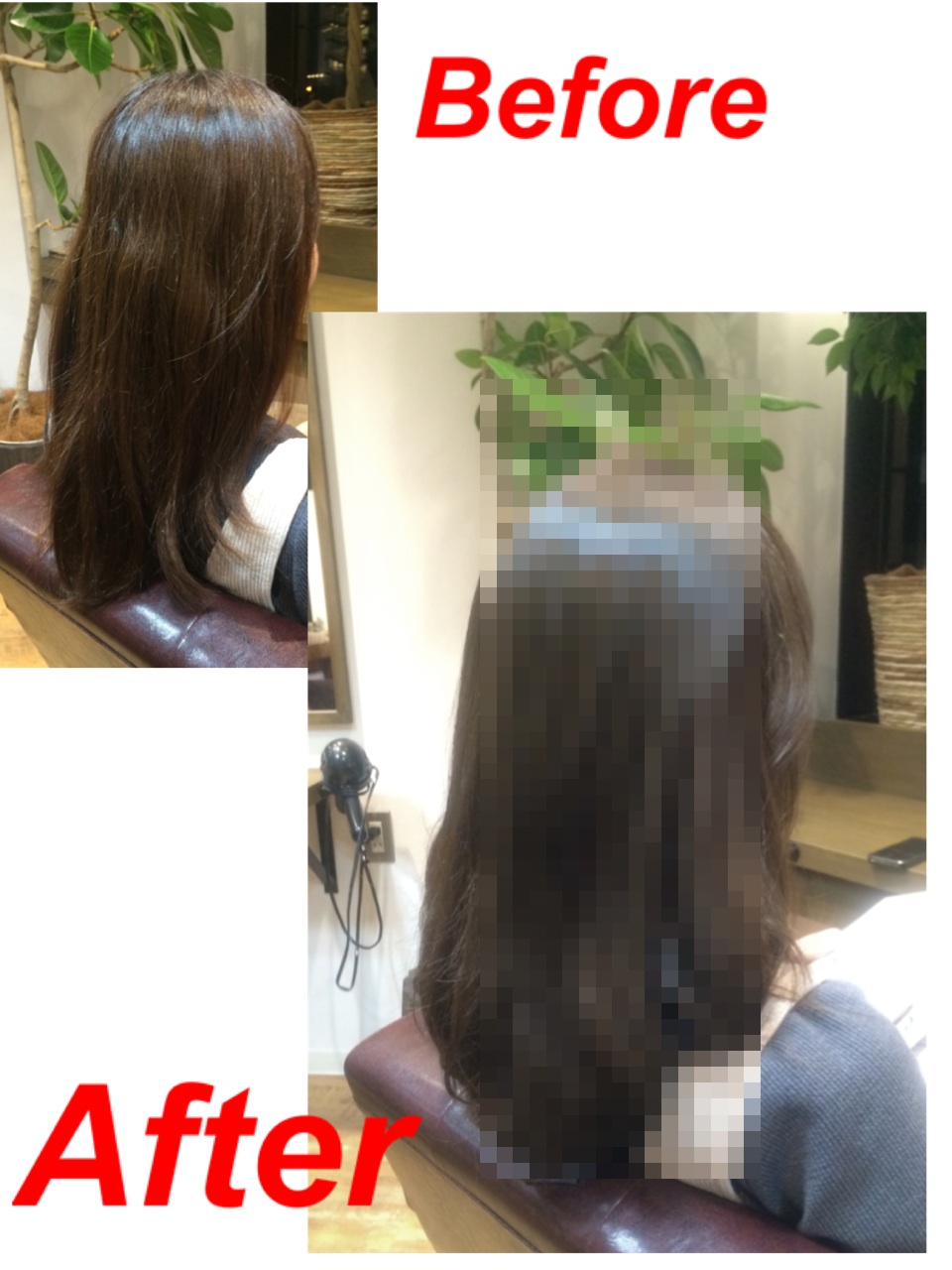髪色の赤みと黄色みを確実になくしてグレージュカラーに。【池袋美容室】