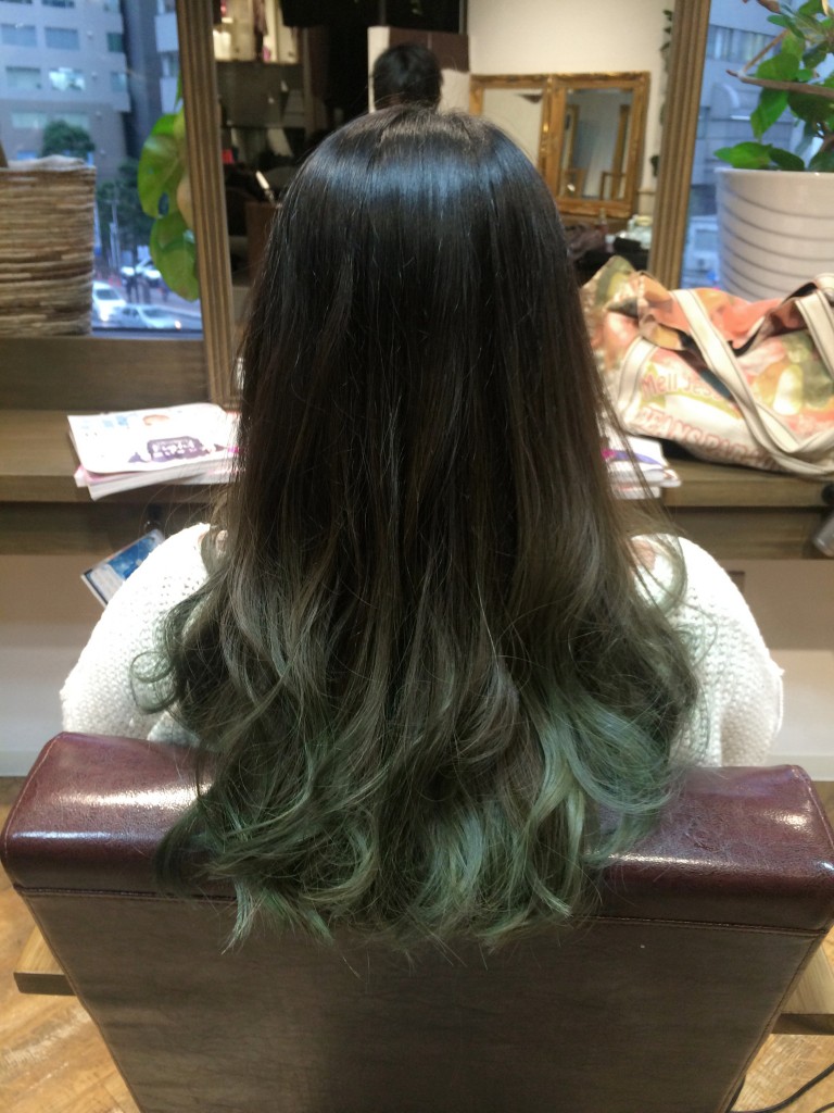 池袋美容室グラデーションカラーハイライト