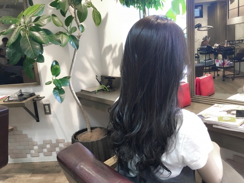 池袋美容室アッシュグレージュカラー髪色