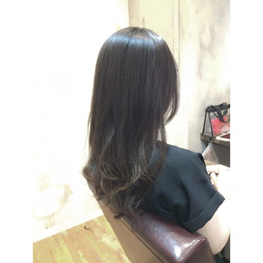 池袋美容室アッシュグレージュカラー髪色
