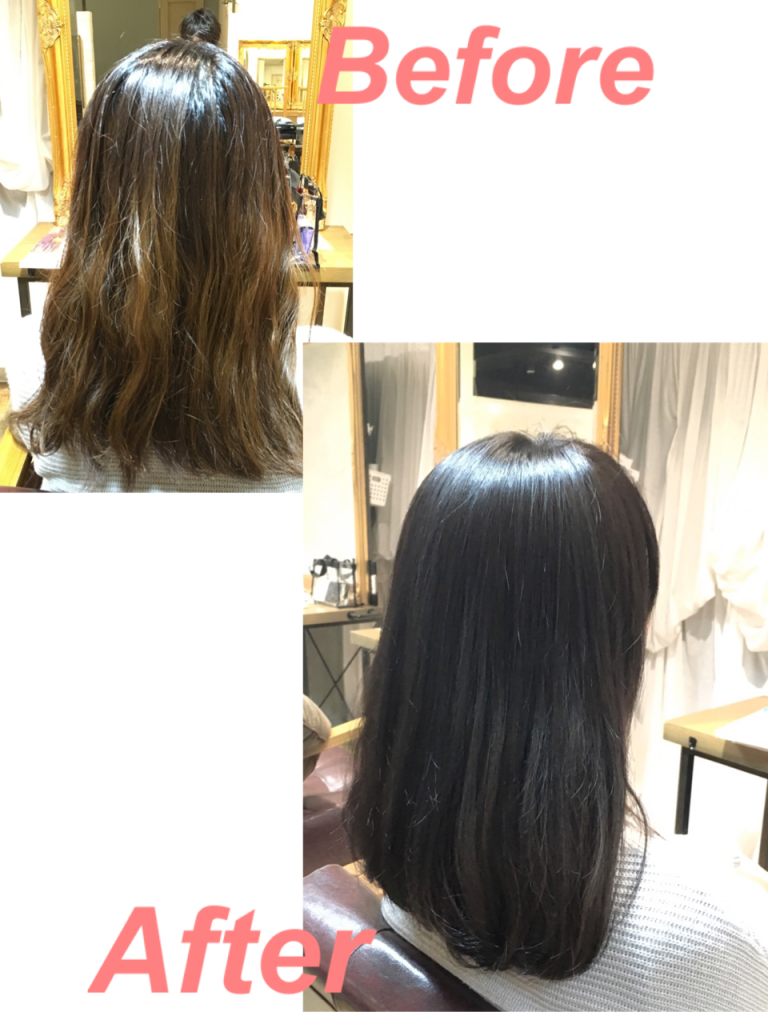 池袋美容室ヘアケア人気ブリーチ無し