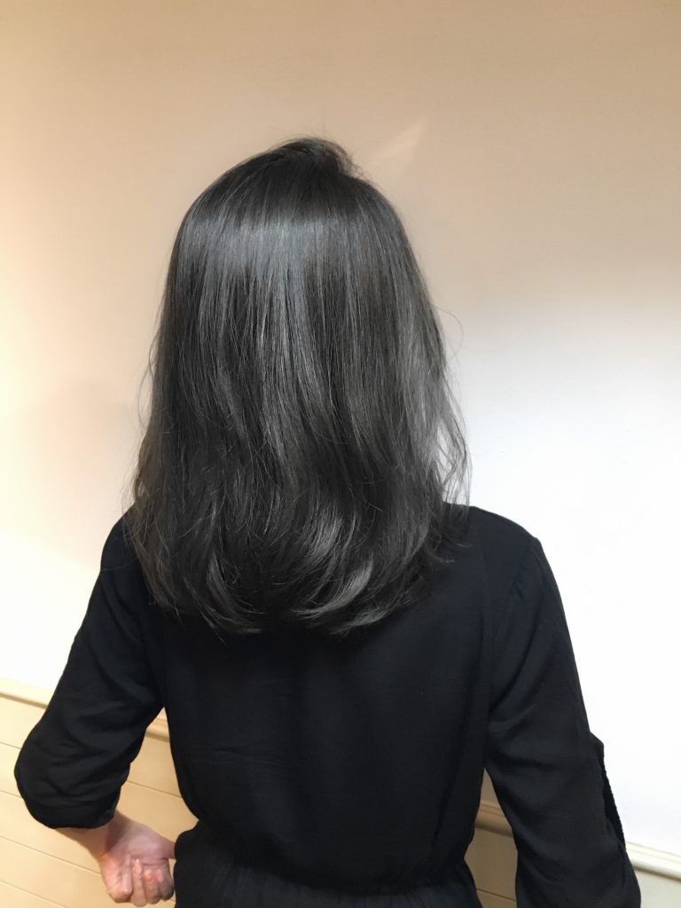 池袋美容室ハイライト上手い人気アッシュグレー